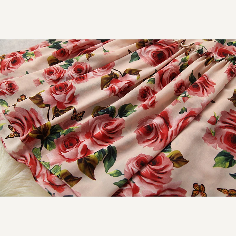 HIGH STREET Newest 2021 Summer Peter pan Collar Short Sleeve Ruffles Mid-Calf Floral Print Chiffon Dress
HIGH STREET Newest 2021 Summer Peter pan Collar Short Sleeve Ruffles Mid-Calf Floral Print Chiffon Dress