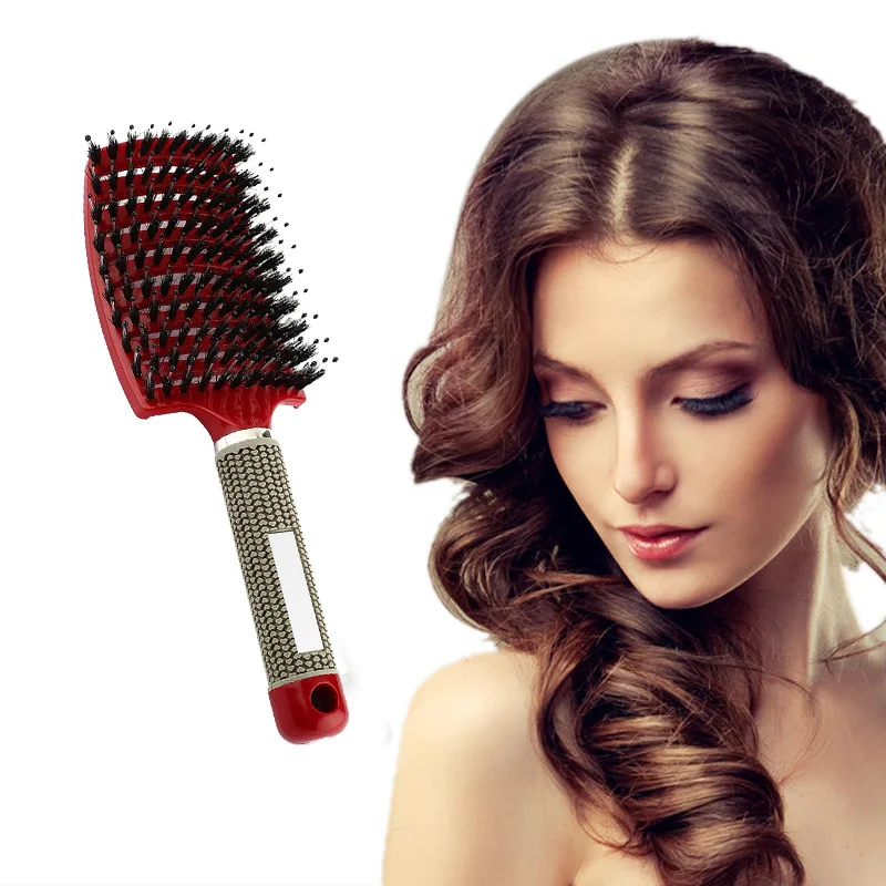Detangling Hair Brush Bristle Nylon Hair Brush Women Wet Dry Curly Home Barber Accessories Scalp Massage Comb Hair Brush Comb
Detangling Hair Brush Bristle Nylon Hair Brush Women Wet Dry Curly Home Barber Accessories Scalp Massage Comb Hair Brush Comb