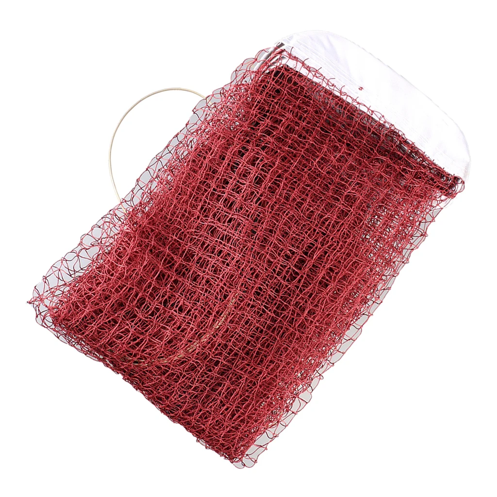 Sturdy Outdoor Badminton Tournament Net with Rope Cable for Garden Schoolyard Backyard (20ft x 2.5ft) - Red 
Sturdy Outdoor Badminton Tournament Net with Rope Cable for Garden Schoolyard Backyard (20ft x 2.5ft) - Red