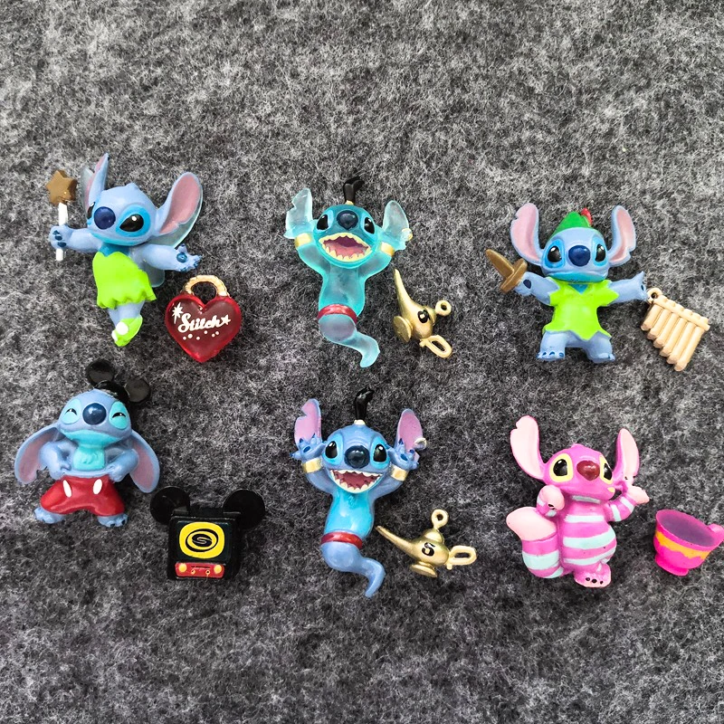 6pcs Disney Lilo&Stitch 5cm Action Figure Handmade Anime Decoration DIY Kawai Mini Figure Accessories Toy Model Children’s Gift
6pcs Disney Lilo&Stitch 5cm Action Figure Handmade Anime Decoration DIY Kawai Mini Figure Accessories Toy Model Children’s Gift