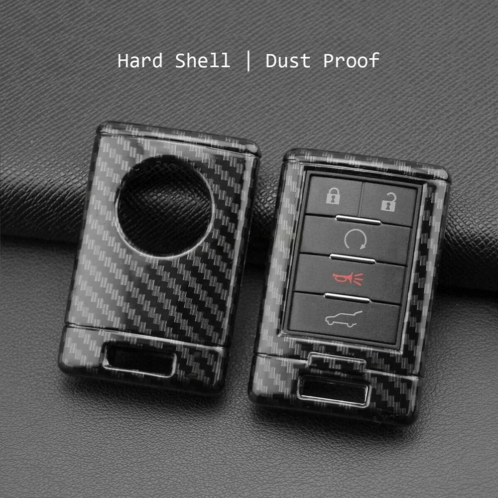 CAR KEYCHAIN CASE COVER TRIM DECORATION Carbon Fiber LOOK For Cadillac ATS DTS STS XTS SRX Escalade
CAR KEYCHAIN CASE COVER TRIM DECORATION Carbon Fiber LOOK For Cadillac ATS DTS STS XTS SRX Escalade