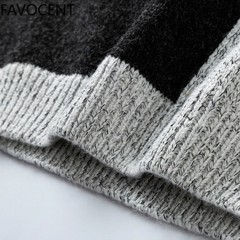 Men's Sweater Autumn New Youth Color Matching Personality Slim Sweater Warm Fashion Wild Casual Patchwork Colorful Sweater
Men's Sweater Autumn New Youth Color Matching Personality Slim Sweater Warm Fashion Wild Casual Patchwork Colorful Sweater