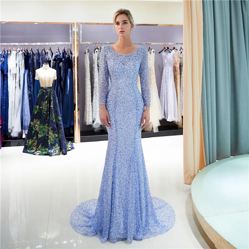 Luxury Slim Mermaid Bling Bling Women Dubai Prom Dresses Sequins Long Sleeves Women Evening Party Gowns Sexy Open Back Spring
Luxury Slim Mermaid Bling Bling Women Dubai Prom Dresses Sequins Long Sleeves Women Evening Party Gowns Sexy Open Back Spring
