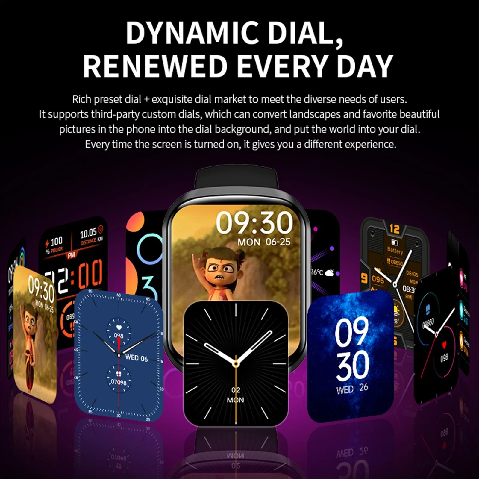 1.57in Black Sport Watch For Men Thermometer Led Smart Wrist Watch For Male Women Waterproof Fitness Swimming Long Standby
1.57in Black Sport Watch For Men Thermometer Led Smart Wrist Watch For Male Women Waterproof Fitness Swimming Long Standby