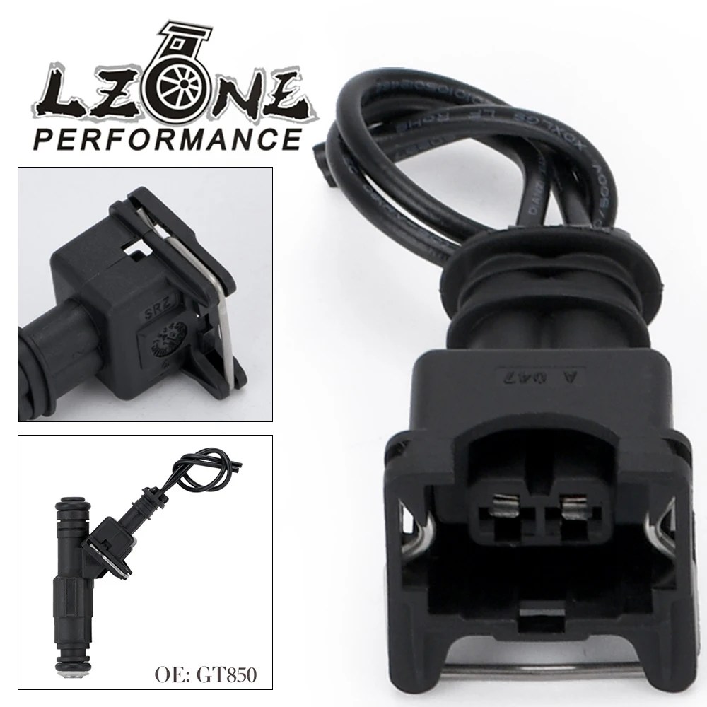 LZONE - INJECTOR DYNAMICS EV1 Pigtail Clip Connector Fuel Injector Connectors For many cars EV1 Injector Plug JR-FIC14
LZONE - INJECTOR DYNAMICS EV1 Pigtail Clip Connector Fuel Injector Connectors For many cars EV1 Injector Plug JR-FIC14