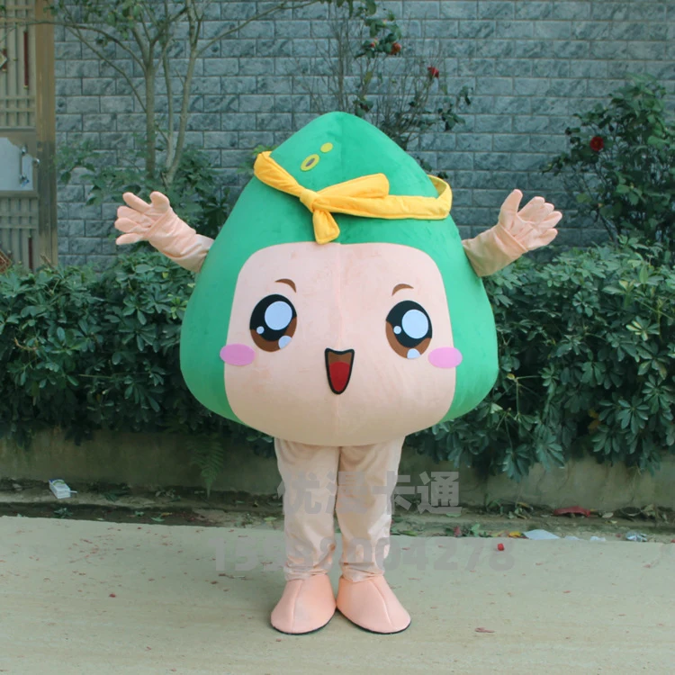 Zongzi rice dumpling Mascot Costume Dragon Boat Festival Cute Net Red Rice Dumplings Festival Event for Carnival Comic Show
Zongzi rice dumpling Mascot Costume Dragon Boat Festival Cute Net Red Rice Dumplings Festival Event for Carnival Comic Show