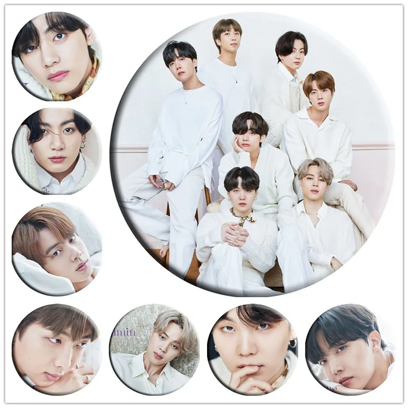 Брошь-значок Kpop Bangtan Boys аксессуары булавка для лацкана украшение 1 настраиваемая