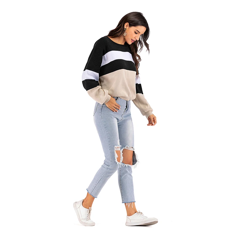 SKTSUUC Women's Pullover Loose Sweater Women 2019 Patchwork Long Sleeve O Neck Pullovers Knitted Sweaters Casual Autumn
SKTSUUC Women's Pullover Loose Sweater Women 2019 Patchwork Long Sleeve O Neck Pullovers Knitted Sweaters Casual Autumn