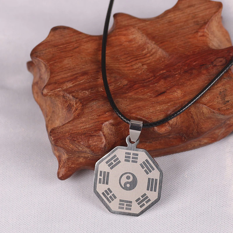 DIY Yin Yang Tai Chi Gossip Necklace For Men Women Stainless Steel Pendant Fashion Charm Necklaces Jewelry Gifts Dropshipping 
DIY Yin Yang Tai Chi Gossip Necklace For Men Women Stainless Steel Pendant Fashion Charm Necklaces Jewelry Gifts Dropshipping