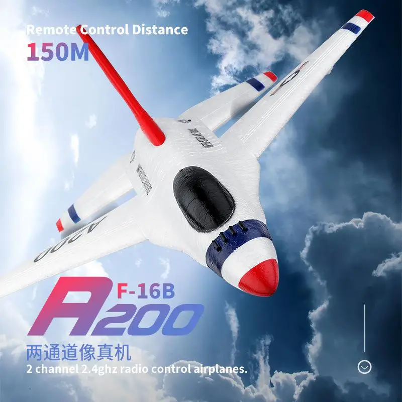 Xk A200 F-16b Rc Airplane Drone 2.4g 2ch 12mins Flight Time Fixed-wing Epp Electric Model Building Rtf Outdoor Toys
Xk A200 F-16b Rc Airplane Drone 2.4g 2ch 12mins Flight Time Fixed-wing Epp Electric Model Building Rtf Outdoor Toys