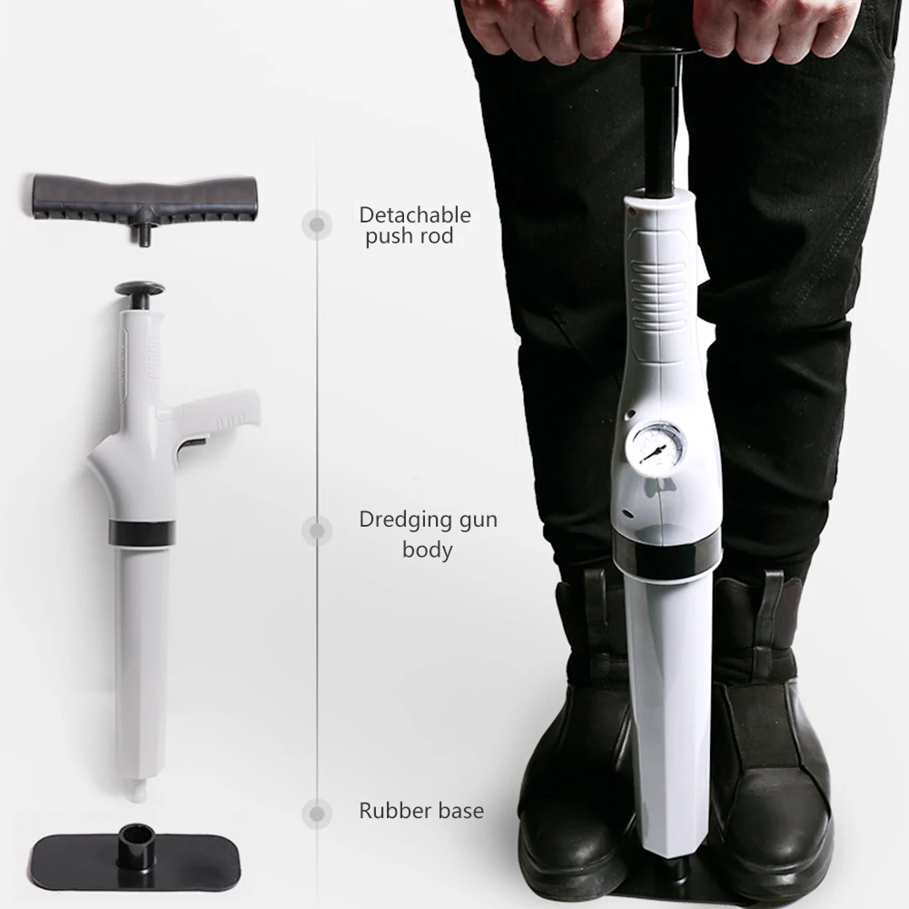 High Pressure Air Drain Blaster Gun Drain Clog Dredge Tools Powerful Toilet Plunger Auger Cleaner For Bathroom Kitchen Sink
High Pressure Air Drain Blaster Gun Drain Clog Dredge Tools Powerful Toilet Plunger Auger Cleaner For Bathroom Kitchen Sink