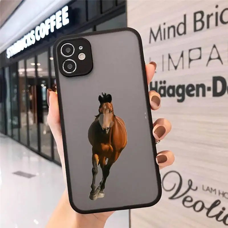 Horse animal painting pattern Phone Cases matte transparent For iphone 7 8 11 12 plus mini x xs xr pro max cover
Horse animal painting pattern Phone Cases matte transparent For iphone 7 8 11 12 plus mini x xs xr pro max cover