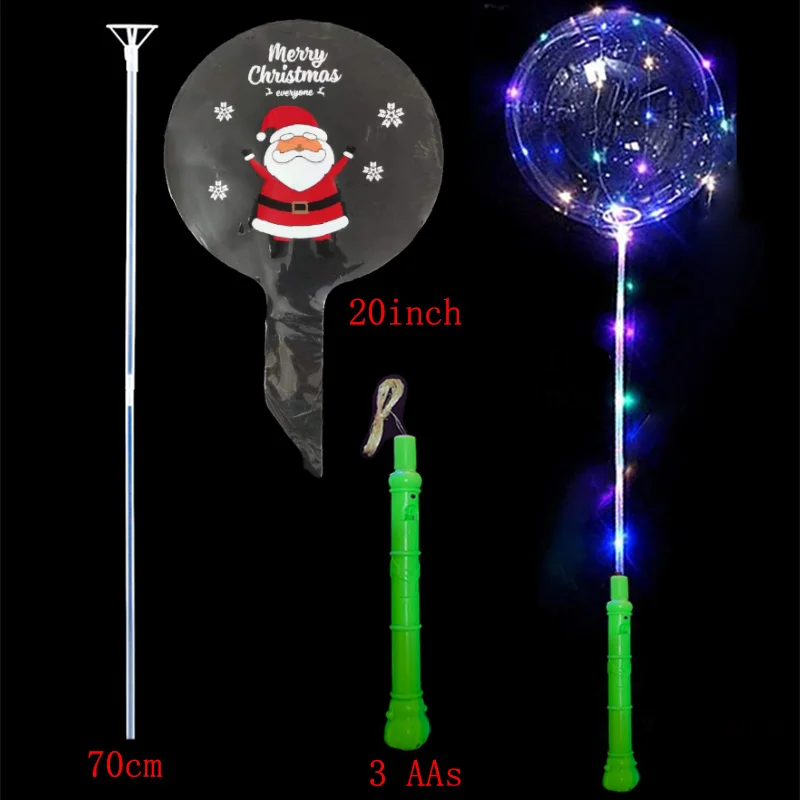 10 Set Led Bobo Balloon Transparent Bubble Ball Balloons Bulk Sell 3-Section Handle For Christmas Decorations
10 Set Led Bobo Balloon Transparent Bubble Ball Balloons Bulk Sell 3-Section Handle For Christmas Decorations