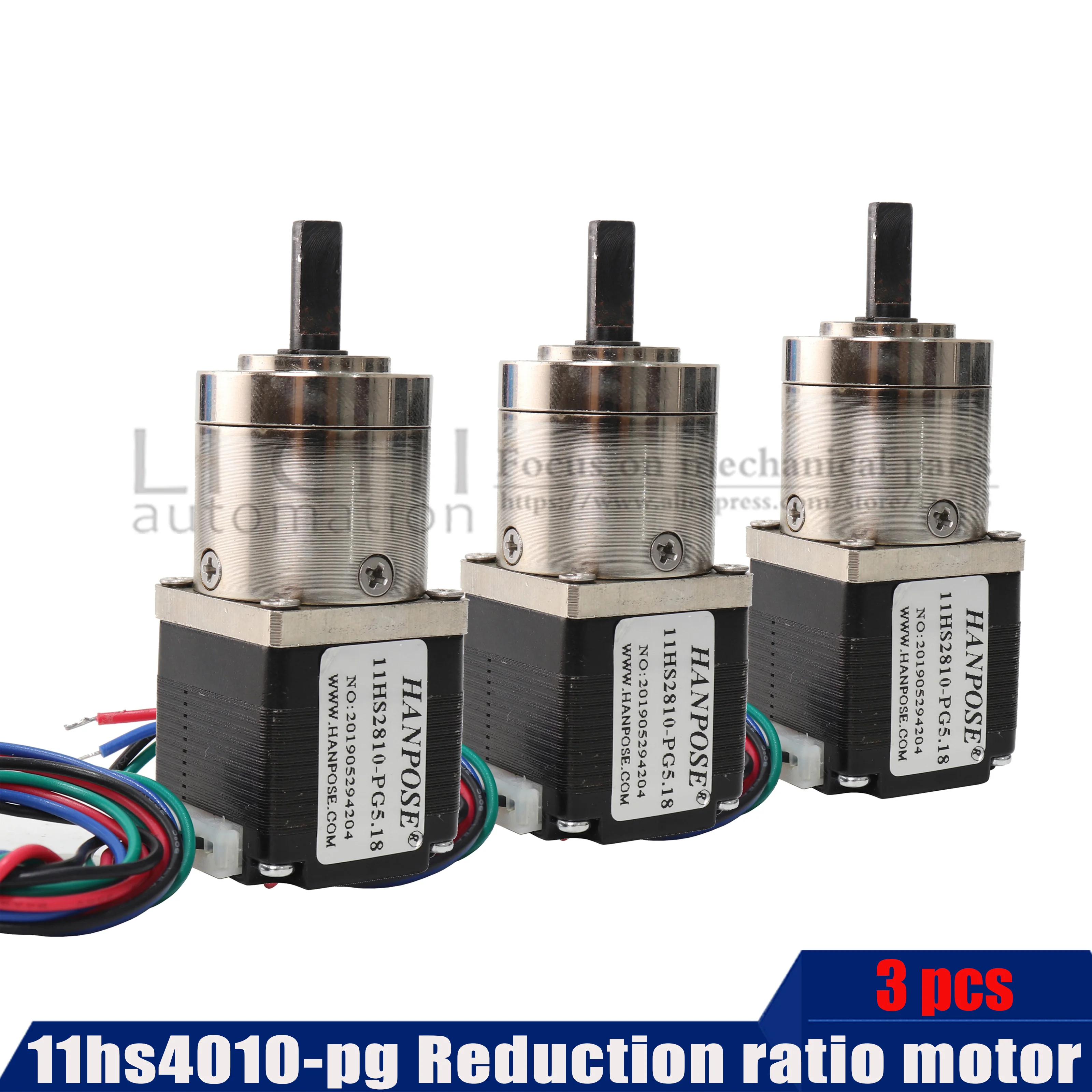3pcs 11HS4010-PG Stepper Motor Ratio 5.18-1 51-1 Nema11 Stepper Motor 28 motor Extruder GearPlanetary Gearbox
3pcs 11HS4010-PG Stepper Motor Ratio 5.18-1 51-1 Nema11 Stepper Motor 28 motor Extruder GearPlanetary Gearbox