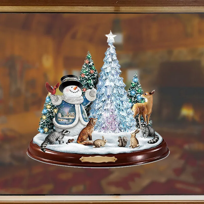 Christmas Tree Rotating Sculpture Train Decoration Window Stickers Christmas Decorations Winter Home Furnishings
Christmas Tree Rotating Sculpture Train Decoration Window Stickers Christmas Decorations Winter Home Furnishings