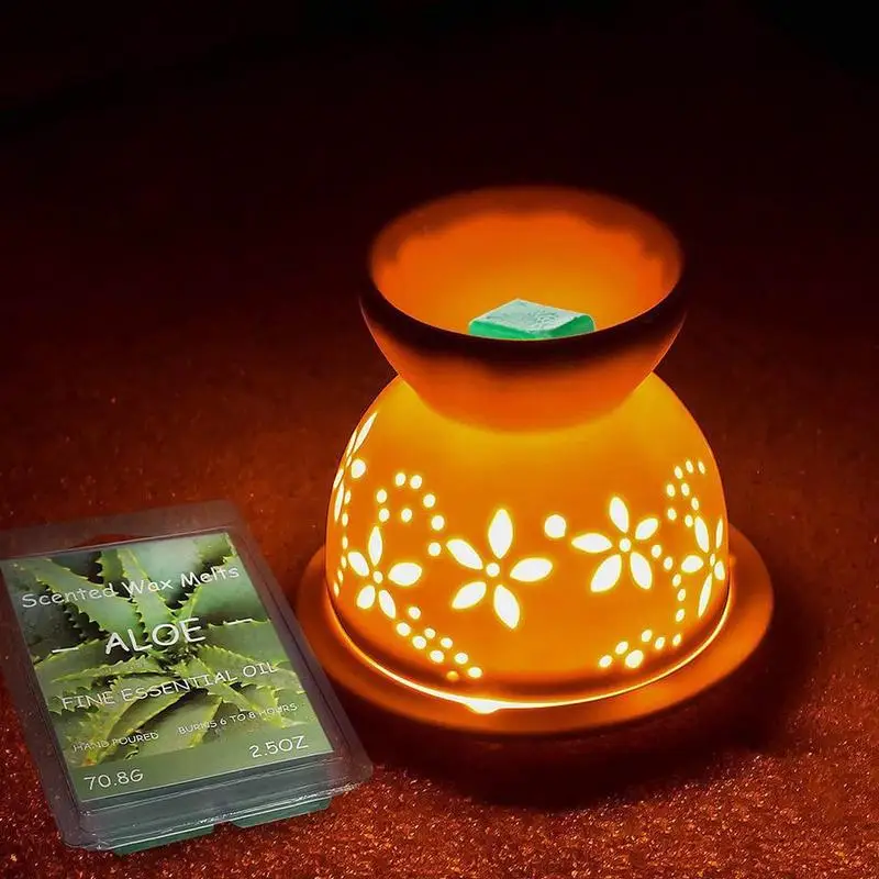 

Scented Wax Melts Air Freshener Wax Warmer Cubes Soy Jasmine Vanilla Warmer Tea Aloe Rose Green Lavender Sandalwood Cubes W M6X3
