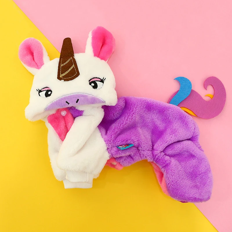 Thermal Velvet Dog Pajamas Puppy Onesies Jumpsuit for Small Dogs Cute Unicorn Costume Winter Dog Clothes for Toy Terrier Yorkie
Thermal Velvet Dog Pajamas Puppy Onesies Jumpsuit for Small Dogs Cute Unicorn Costume Winter Dog Clothes for Toy Terrier Yorkie