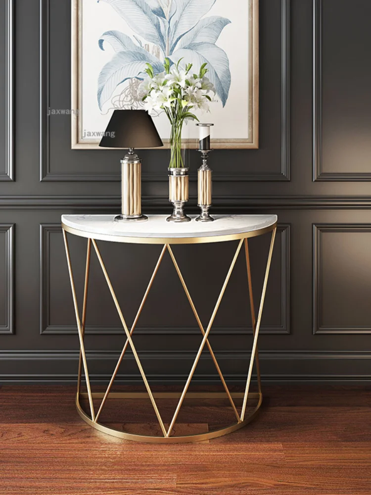 Nordic Living Room Furniture Semi-circular Coffee Table for Hallway Porch Side Tables Simple Modern Hotel Market Office CD
Nordic Living Room Furniture Semi-circular Coffee Table for Hallway Porch Side Tables Simple Modern Hotel Market Office CD