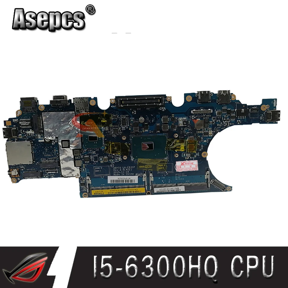 Высокое качество для Dell Latitude E5470 5470 материнская плата CN-02MMKG 02MMKG 2MMKG ADP70 LA-C831P с I5-6300HQ процессор 100% полный ОК
Высокое качество для Dell Latitude E5470 5470 материнская плата CN-02MMKG 02MMKG 2MMKG ADP70 LA-C831P с I5-6300HQ процессор 100% полный ОК