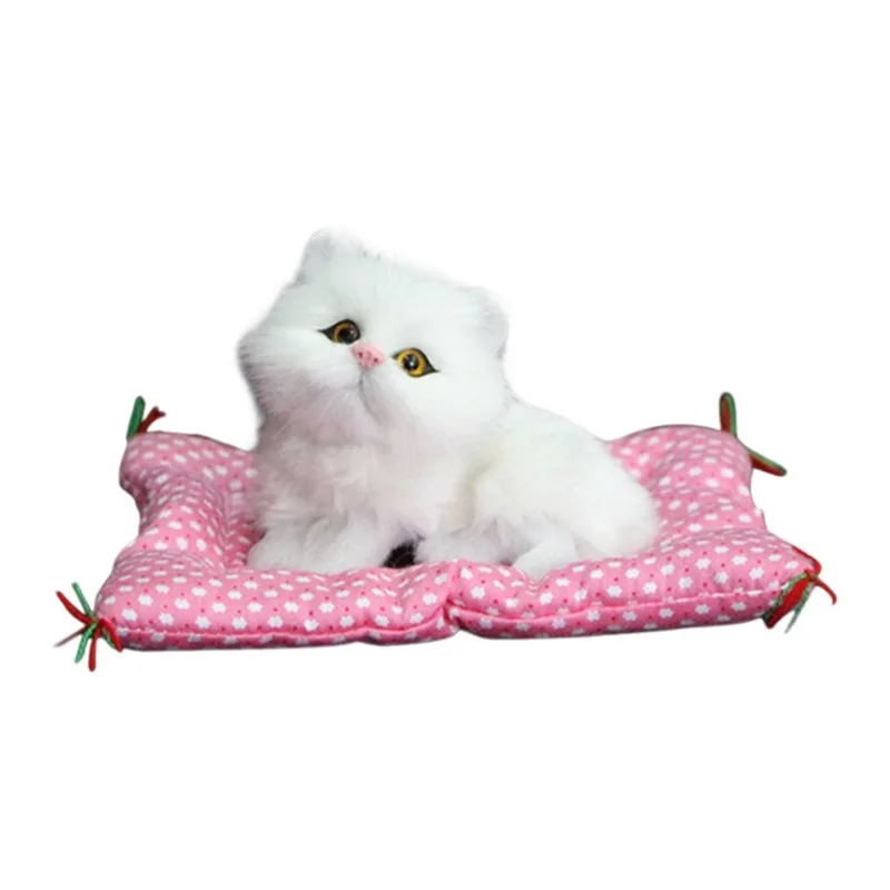 Simulation Plush Cat Electronic Pet With Lifelike Sounding Toy Children Stuffed Animal Cat Toy With The Cushion For Kids Gift 
Simulation Plush Cat Electronic Pet With Lifelike Sounding Toy Children Stuffed Animal Cat Toy With The Cushion For Kids Gift