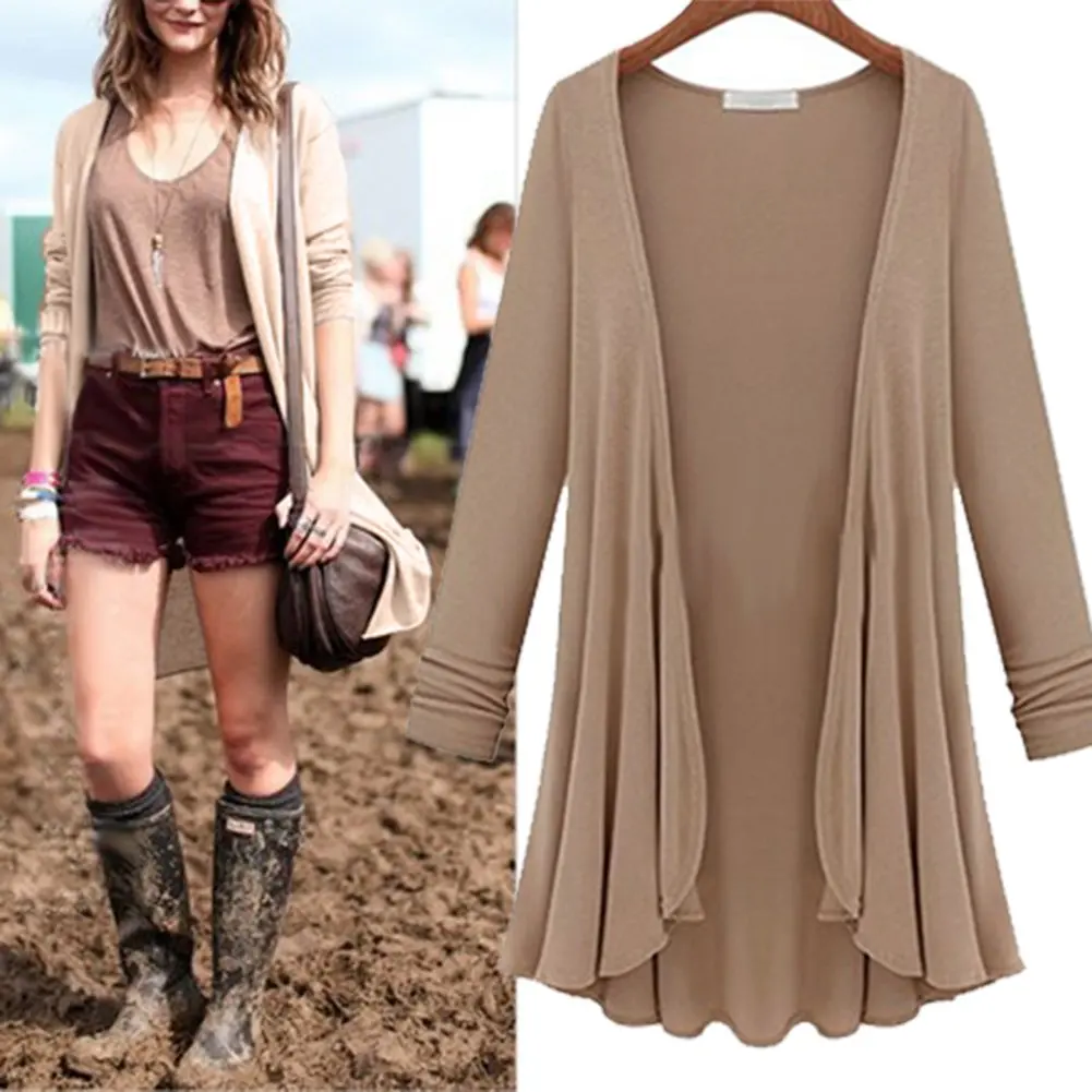 Sweater Women Thin Blouse Summer Cardigan 2020 NEW Women Fashion Cotton Top Long Sleeve Big Size Flounce Large Size
Sweater Women Thin Blouse Summer Cardigan 2020 NEW Women Fashion Cotton Top Long Sleeve Big Size Flounce Large Size