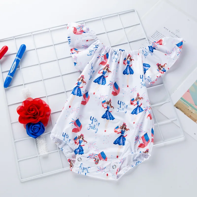 Summer 0-24M Baby Girls Cartoon Round Neck Flying Sleeve Bodysuits Infant Fashion Loose Breathable Triangle Romper with Headwear
Summer 0-24M Baby Girls Cartoon Round Neck Flying Sleeve Bodysuits Infant Fashion Loose Breathable Triangle Romper with Headwear