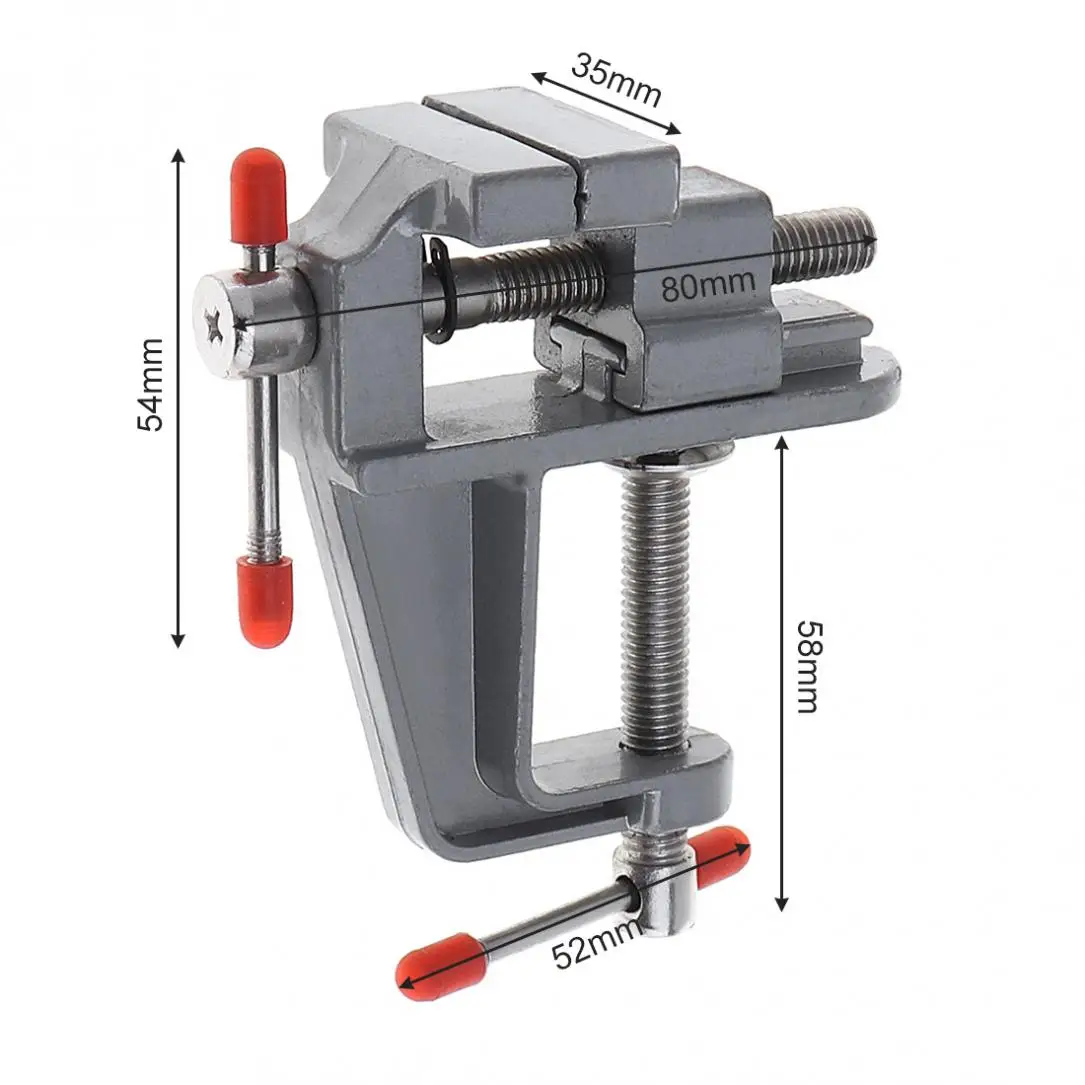 Mini Aluminum Alloy DIY Jaw Bench Clamp Drill Press Vice Micro Clip Power Tool Accessories for Clamping Table Water Pump 2021 |