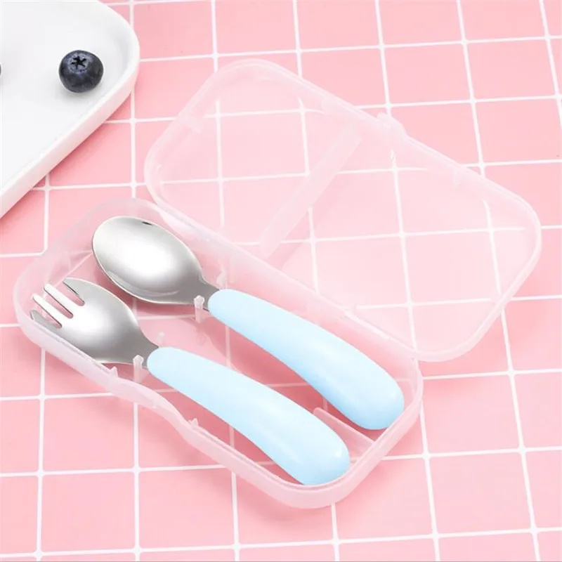 Baby Food Feeding Children's Spoon Fork Baby Cutlery Set Children's Utensils Children's Tableware Cutlery Three Colors Optional
Baby Food Feeding Children's Spoon Fork Baby Cutlery Set Children's Utensils Children's Tableware Cutlery Three Colors Optional