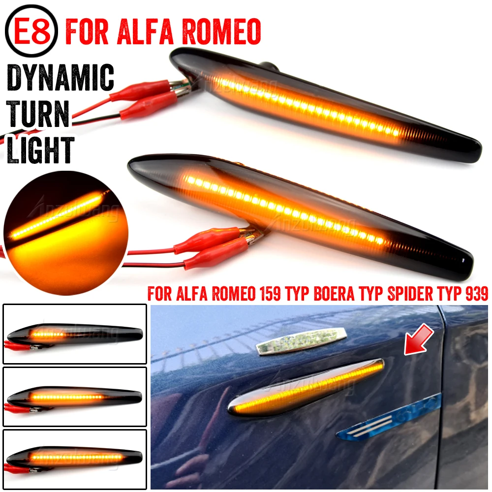 Car Turn Signal Blinker Lamps LED Dynamic Side Marker Lights For Alfa Romeo 159 / 159 Sportwagon / Boera / Spider typ 939
Car Turn Signal Blinker Lamps LED Dynamic Side Marker Lights For Alfa Romeo 159 / 159 Sportwagon / Boera / Spider typ 939