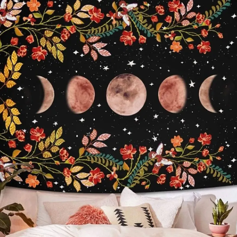 Tapestry Wall Hanging Starry Sky Moon Tapestries Decor Home Bedroom Art Print Background 150X100cm
Tapestry Wall Hanging Starry Sky Moon Tapestries Decor Home Bedroom Art Print Background 150X100cm