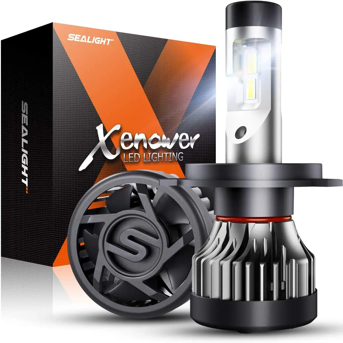 SEALIGHT X2 LED Headlight H4 /9003/HB2 CSP 7035 2PCS LED Bulb 50W 20000LM 6000K Hi/Lo Beam Auto Headlamp 12V H4 LED Headlights
SEALIGHT X2 LED Headlight H4 /9003/HB2 CSP 7035 2PCS LED Bulb 50W 20000LM 6000K Hi/Lo Beam Auto Headlamp 12V H4 LED Headlights