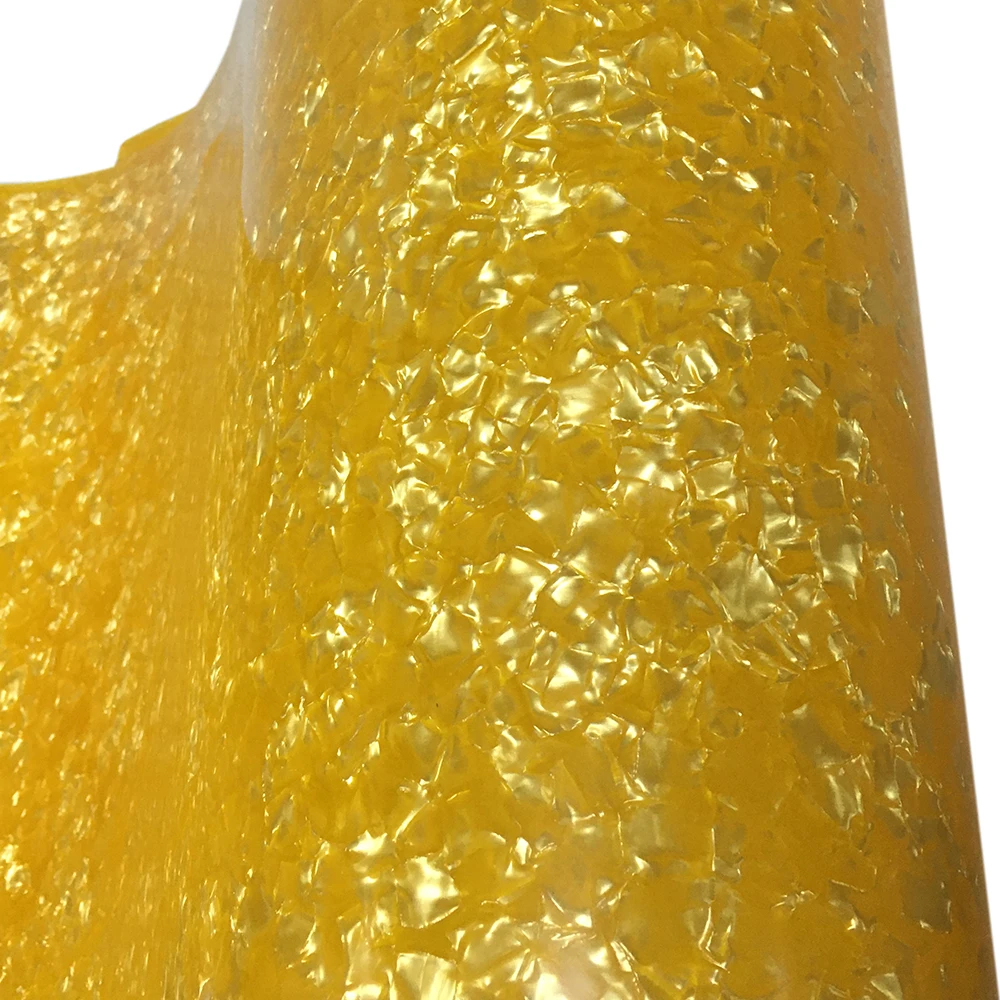 Drum Wrap 16" x 60" 0.46mm Yellow Pearl Celluloid Sheet Musical Instrument Deco Sheet
Drum Wrap 16" x 60" 0.46mm Yellow Pearl Celluloid Sheet Musical Instrument Deco Sheet