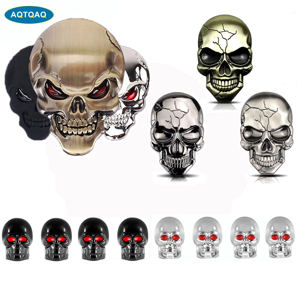 1Set 3D Metal Devil Skull Car Emblem Sticker and Valve Caps Chrome Auto Badge Sticker Bumper Decal for Car SUV Truck Motorcycle
1Set 3D Metal Devil Skull Car Emblem Sticker and Valve Caps Chrome Auto Badge Sticker Bumper Decal for Car SUV Truck Motorcycle