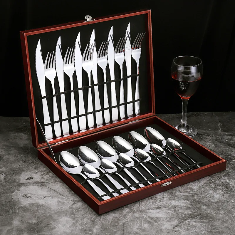 Modern Simple Cutlery Set Luxury Stainless Steel Europe Cutlery Set 24 Piece Design Juegos De Vajilla Home Decoration Ec50cj
Modern Simple Cutlery Set Luxury Stainless Steel Europe Cutlery Set 24 Piece Design Juegos De Vajilla Home Decoration Ec50cj