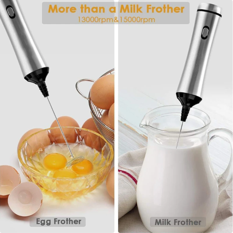 M7DF Handheld Milk Frother Stainless Steel Whisk 2 Speed USB Charging for Coffee
M7DF Handheld Milk Frother Stainless Steel Whisk 2 Speed USB Charging for Coffee