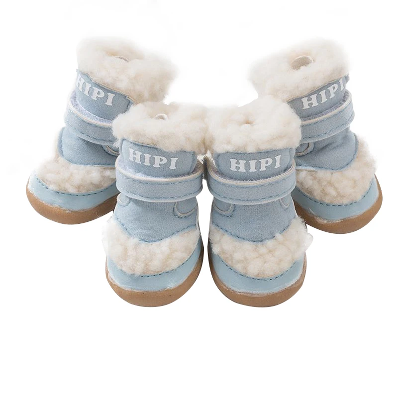 Autumn Winter Dog Shoes Warm Snow Boots Waterproof Fur 4Pcs/Set Puppy Cotton Non Slip Shoes for ChiHua Kitten Heel Winter Boot
Autumn Winter Dog Shoes Warm Snow Boots Waterproof Fur 4Pcs/Set Puppy Cotton Non Slip Shoes for ChiHua Kitten Heel Winter Boot
