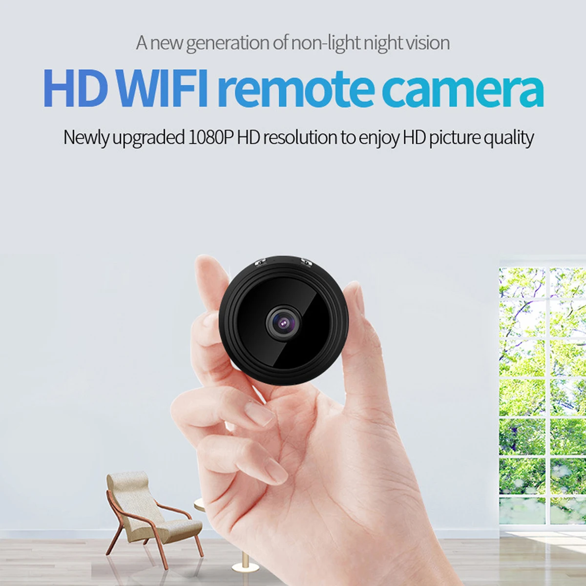 ANKNDO Mini Wifi Ip Camera Webcam Wireless Home Remote Network Monitor Smart High-Definition 1080P Night Vision Security Cam
ANKNDO Mini Wifi Ip Camera Webcam Wireless Home Remote Network Monitor Smart High-Definition 1080P Night Vision Security Cam