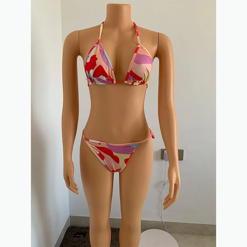 Prowow 3pcs Women Beach Wear Pink Color Print Lace Up Bikini Set 2021 New Summer Female Bathing Suits with Cover-ups Swimwear
Prowow 3pcs Women Beach Wear Pink Color Print Lace Up Bikini Set 2021 New Summer Female Bathing Suits with Cover-ups Swimwear