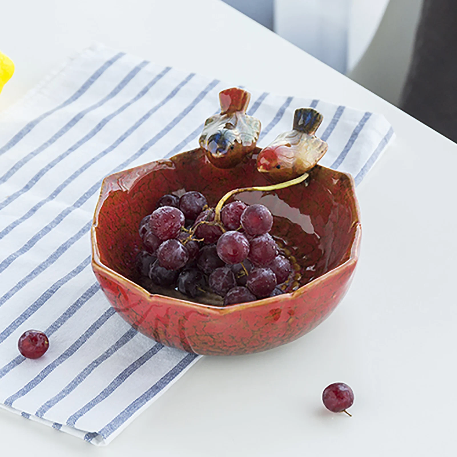 Bird Feeder Ceramic Bird Feeder Tray Garden Landscaping Piece Crafts For Bird Feeder Office Fruit Tray Home Decoration Wedding
Bird Feeder Ceramic Bird Feeder Tray Garden Landscaping Piece Crafts For Bird Feeder Office Fruit Tray Home Decoration Wedding