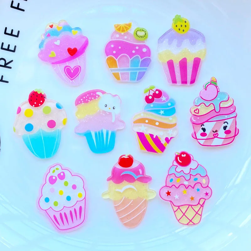 10Pcs Lovely Acrylic Ice Cream Flatback Cabochon Scrapbook Kawaii DIY Embellishments Accessories L92
10Pcs Lovely Acrylic Ice Cream Flatback Cabochon Scrapbook Kawaii DIY Embellishments Accessories L92