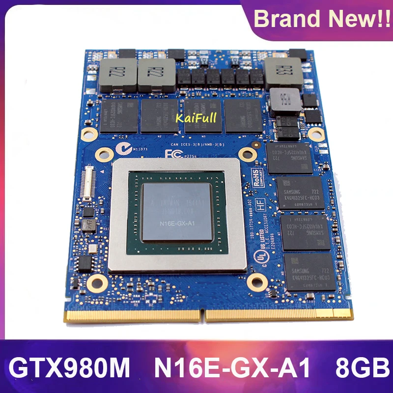 Совершенно новая графическая Видеокарта GTX 980M GTX980M SLI X Bracket N16E GX A1 8 ГБ GDDR5 MXM для