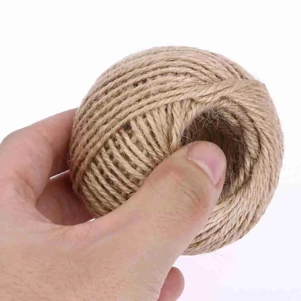 50m Jute Twine Country Rustic Wedding Baby Shower Birthday Christmas Box Gift Table Bottle Decoration Centerpiece Ribbon Pa Q9K5
50m Jute Twine Country Rustic Wedding Baby Shower Birthday Christmas Box Gift Table Bottle Decoration Centerpiece Ribbon Pa Q9K5