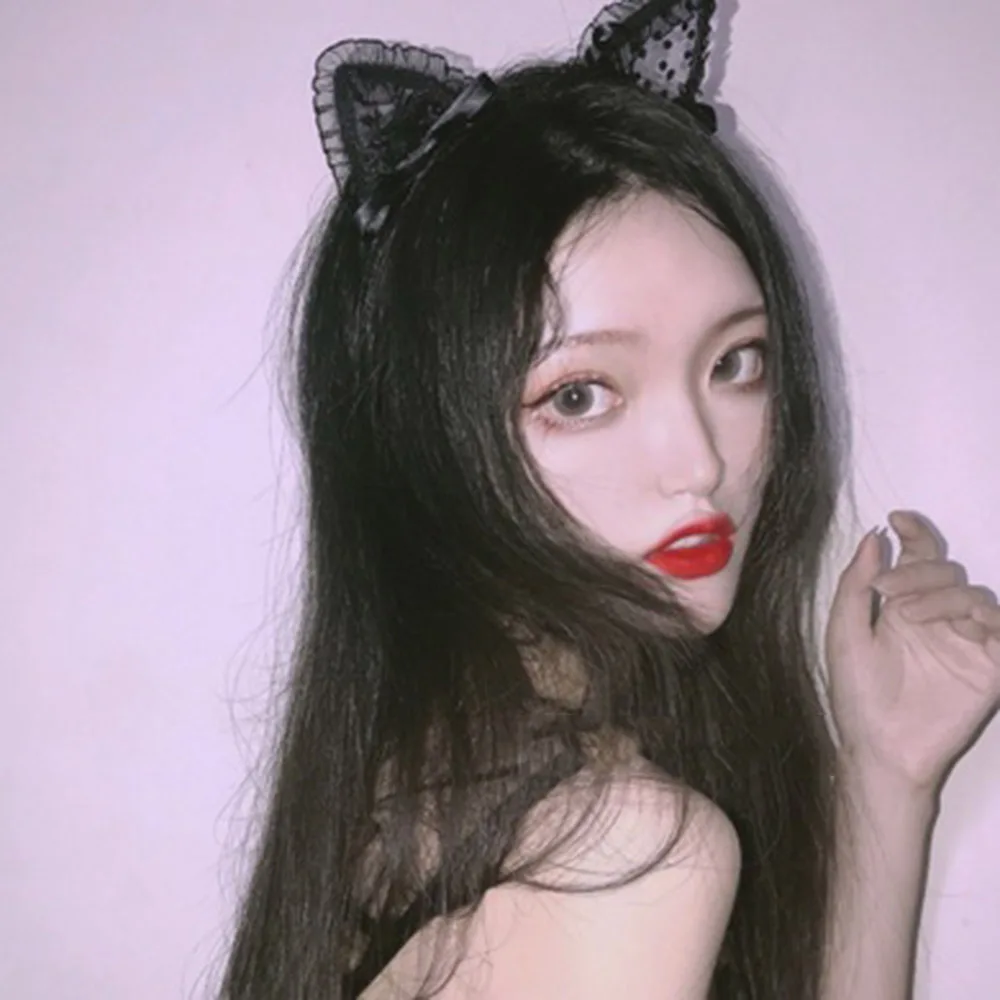 Cute Mesh Lace Dot Cat Ear Hairbands Headwear Girls Accessory Simple Solid Ribbon Bow Fox Ears Hair Bands For Women Girls
Cute Mesh Lace Dot Cat Ear Hairbands Headwear Girls Accessory Simple Solid Ribbon Bow Fox Ears Hair Bands For Women Girls