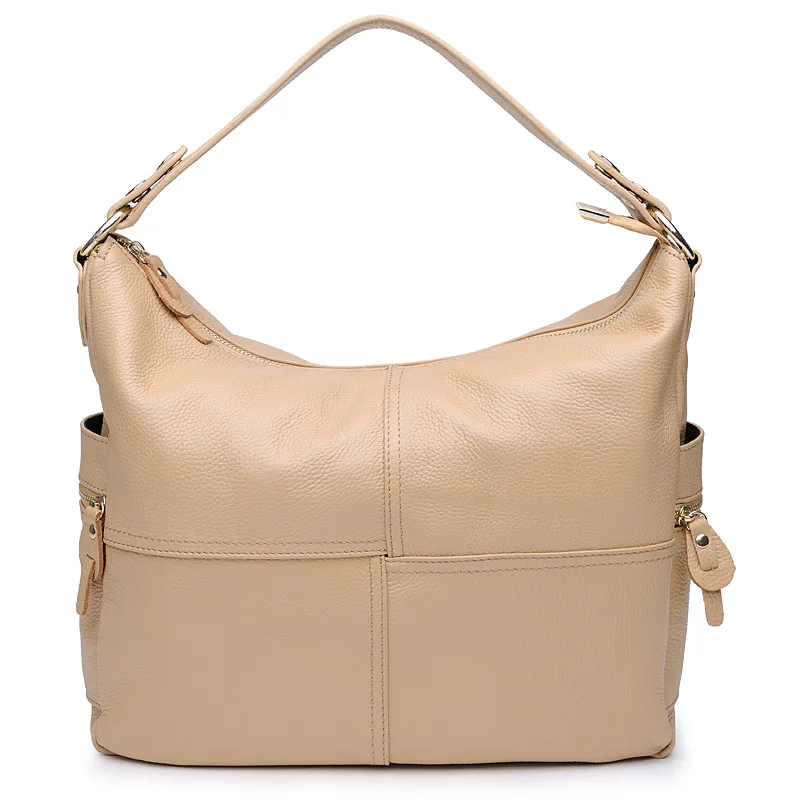 Luxury Natural Leather Handbag Women's Messenger bags Solid Brand Designer Khaki Large Soft Genuine Leather Ladies Shoulder bags
Luxury Natural Leather Handbag Women's Messenger bags Solid Brand Designer Khaki Large Soft Genuine Leather Ladies Shoulder bags
