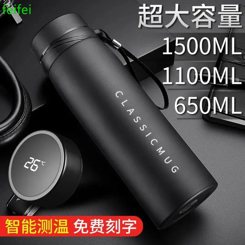500ML Thermos Vacuum Flasks Temperature Display 304Stainless Steel My Hot Water Bottle Travel Coffee Mug Tea Milk Mug Thermo cup
500ML Thermos Vacuum Flasks Temperature Display 304Stainless Steel My Hot Water Bottle Travel Coffee Mug Tea Milk Mug Thermo cup