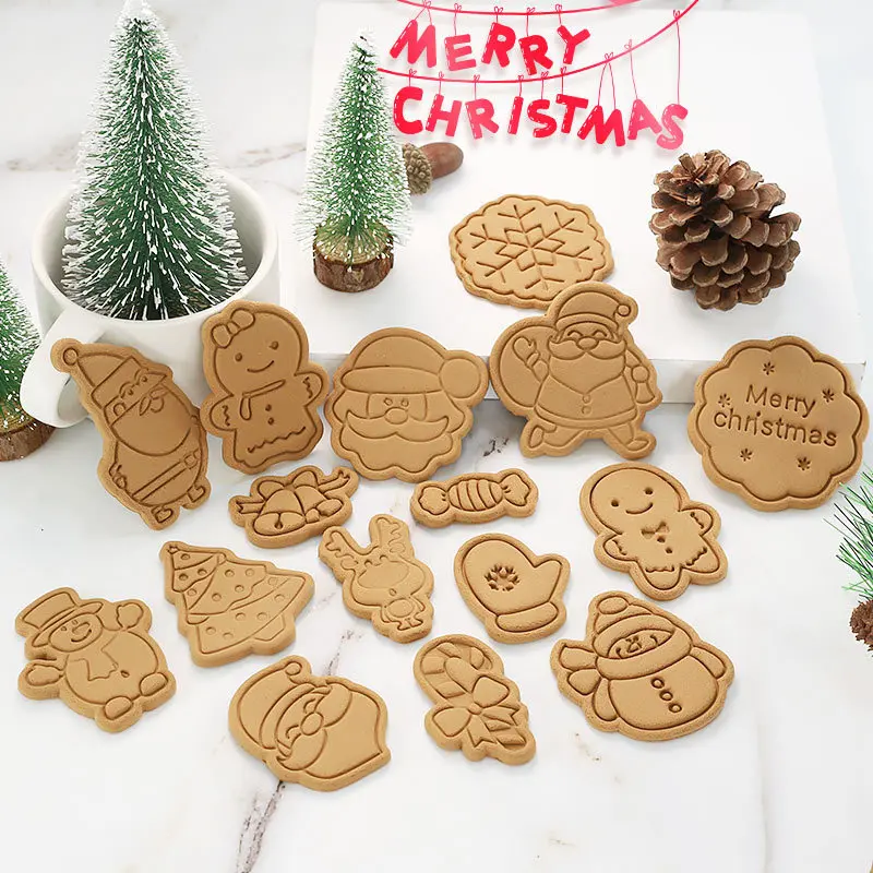 8 Pcs/Set DIY Christmas Cartoon Biscuit Mould Cookie Cutter 3D Biscuits Mold Plastic Baking Mould Cookie Decorating Tools
8 Pcs/Set DIY Christmas Cartoon Biscuit Mould Cookie Cutter 3D Biscuits Mold Plastic Baking Mould Cookie Decorating Tools