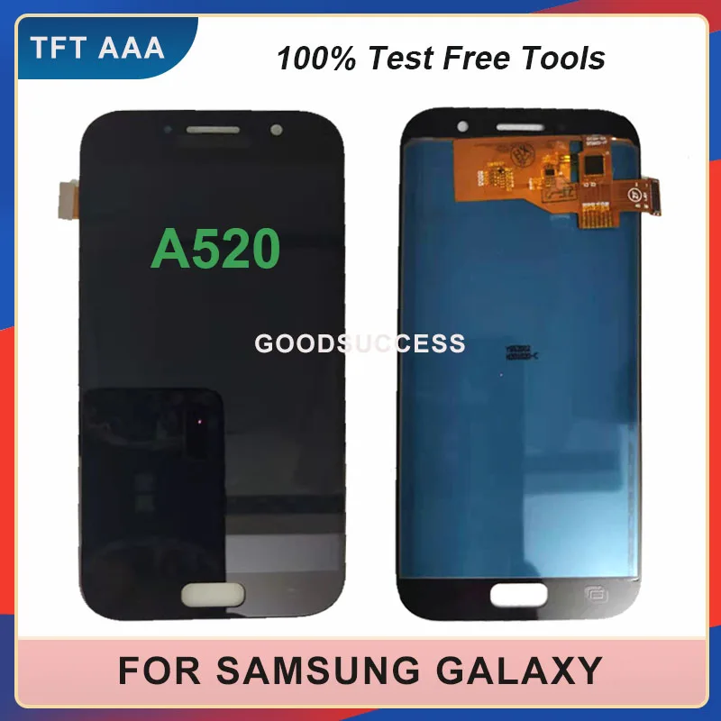 Высококачественный сенсорный ЖК-дисплей в сборе для Samsung Galaxy A5 2017 A520 A520F SM-A520F A520M