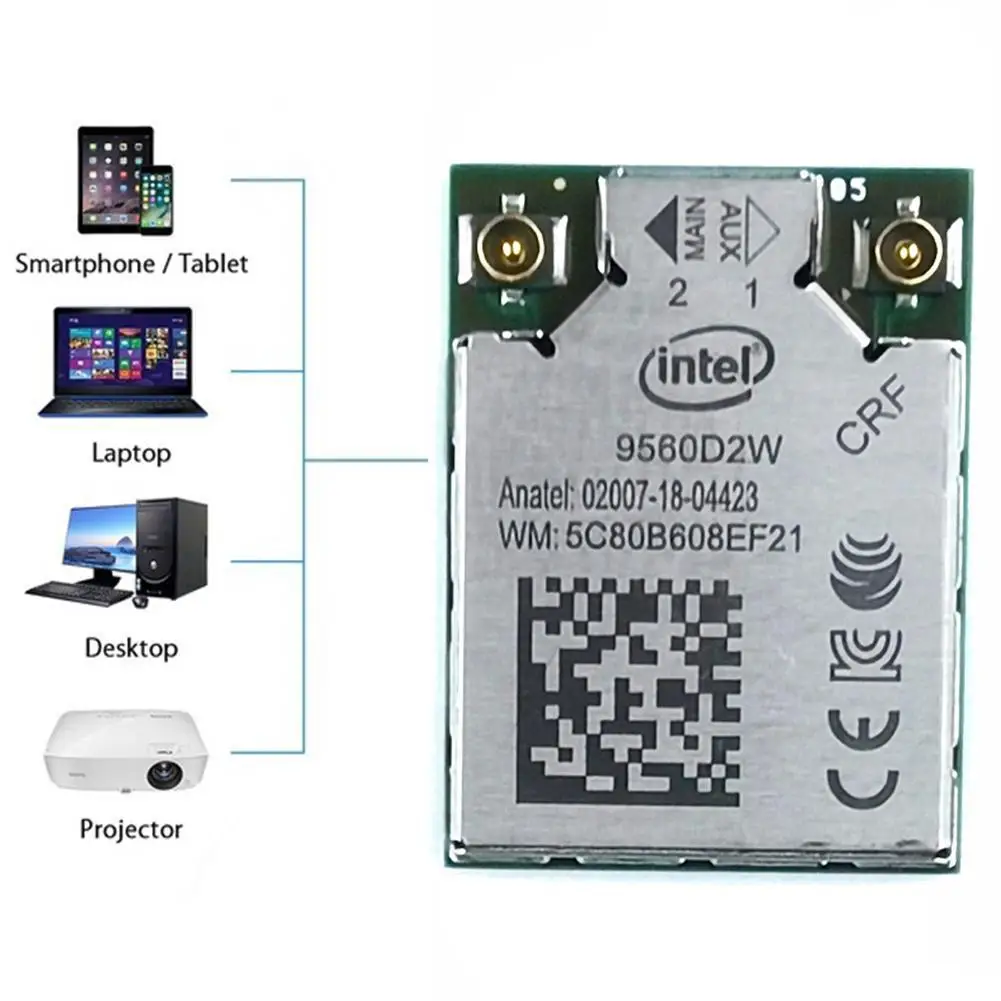 Беспроводная сетевая карта AX201D2W 802.11AX 5G Bluetooth-совместимый модуль 5,0 CNVIo2 двухдиапазонный Мбит/с модуль ноутбука пятно
Беспроводная сетевая карта AX201D2W 802.11AX 5G Bluetooth-совместимый модуль 5,0 CNVIo2 двухдиапазонный Мбит/с модуль ноутбука пятно