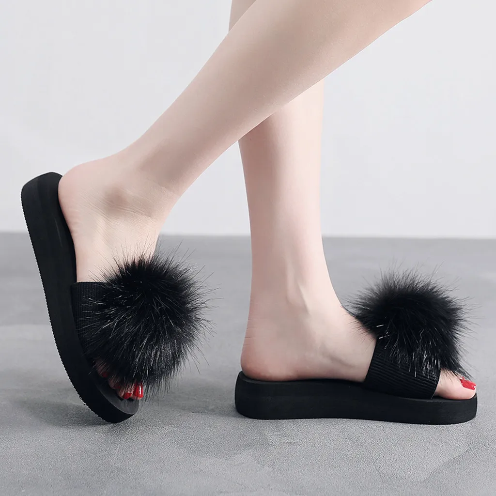 Fur Women Slippers Thick Soles Slides Soft Bottom Home Shoes Anti-Slip Eva Indoor Outdoor Ladies House Shoes Fluffy Slippers
Fur Women Slippers Thick Soles Slides Soft Bottom Home Shoes Anti-Slip Eva Indoor Outdoor Ladies House Shoes Fluffy Slippers