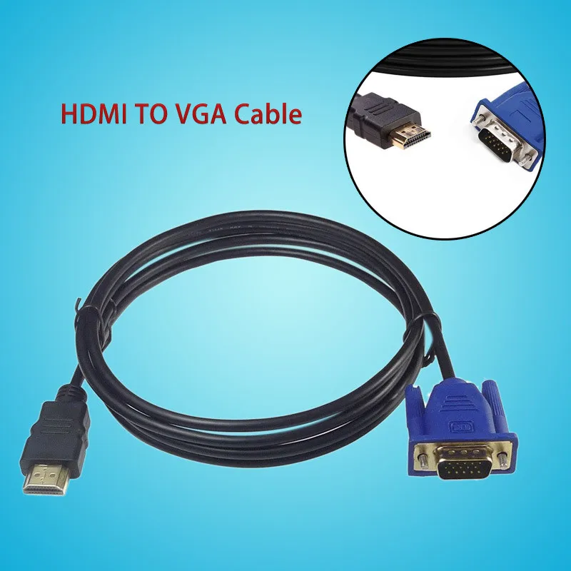 Адаптер с HDMI на VGA 1080P HD аудио видео кабель разъем адаптер для ПК ТВ-приставки |